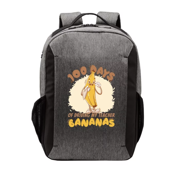 100 Days Of Driving My Teacher Bananas Funny Vector Backpack