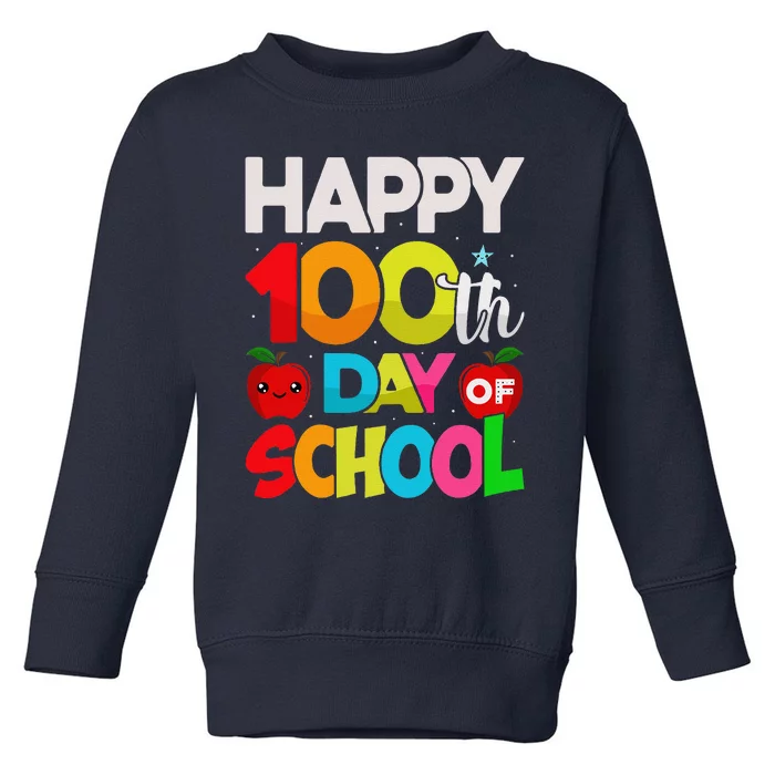 100 Days Of School Teacher Student 100th Day Toddler Sweatshirt