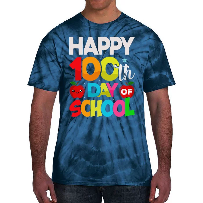 100 Days Of School Teacher Student 100th Day Tie-Dye T-Shirt