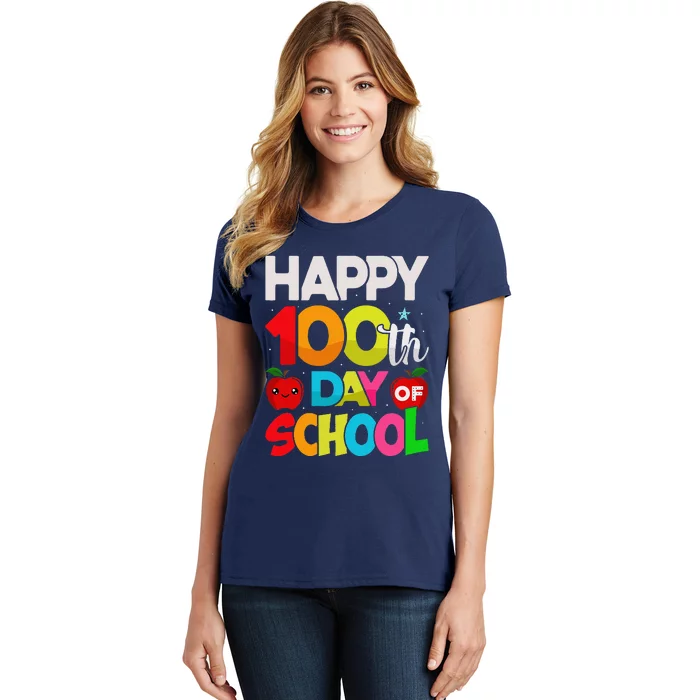 100 Days Of School Teacher Student 100th Day Women's T-Shirt