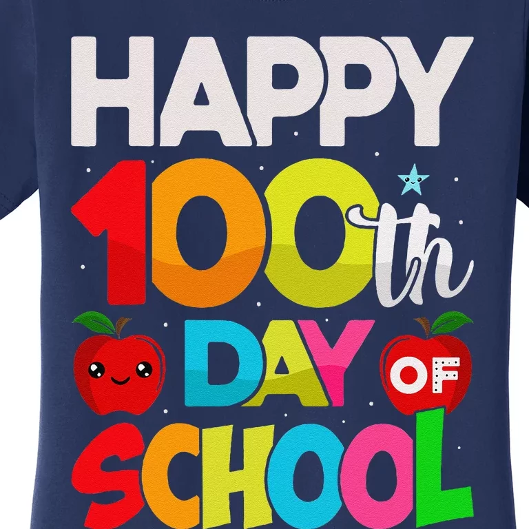 100 Days Of School Teacher Student 100th Day Women's T-Shirt