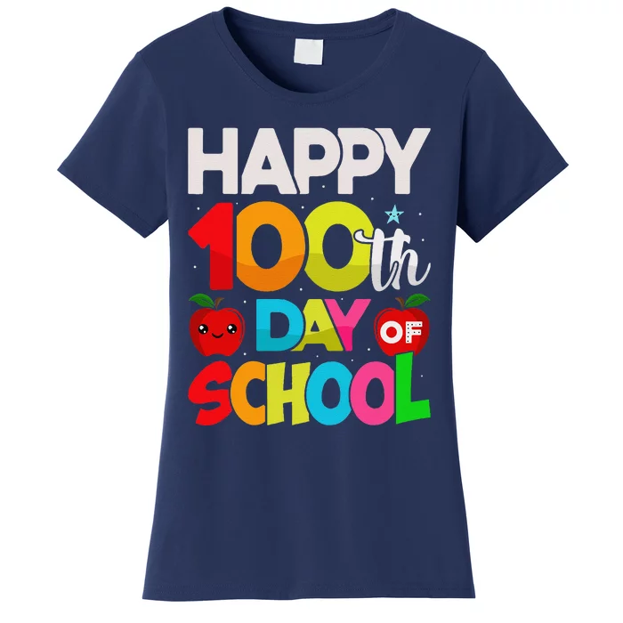 100 Days Of School Teacher Student 100th Day Women's T-Shirt