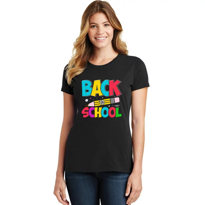 100th Day Of School Teacher Student Back To School Women's T-Shirt