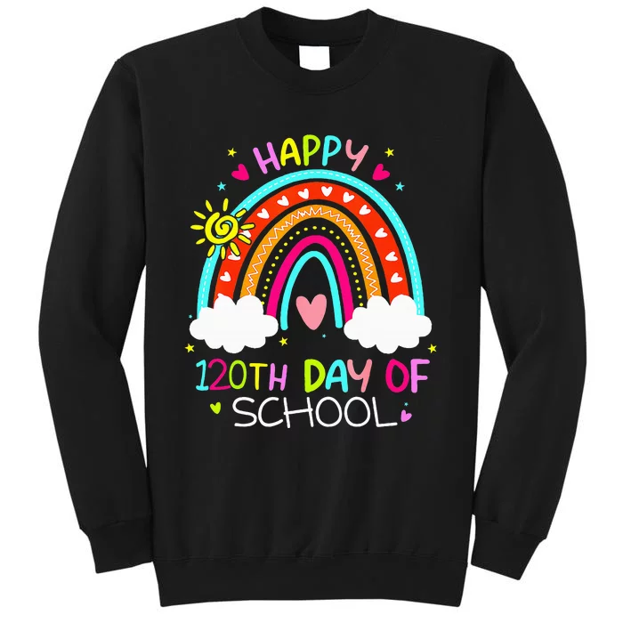 120th Day Of School Rainbow 120 Days Smarter Teacher Sweatshirt