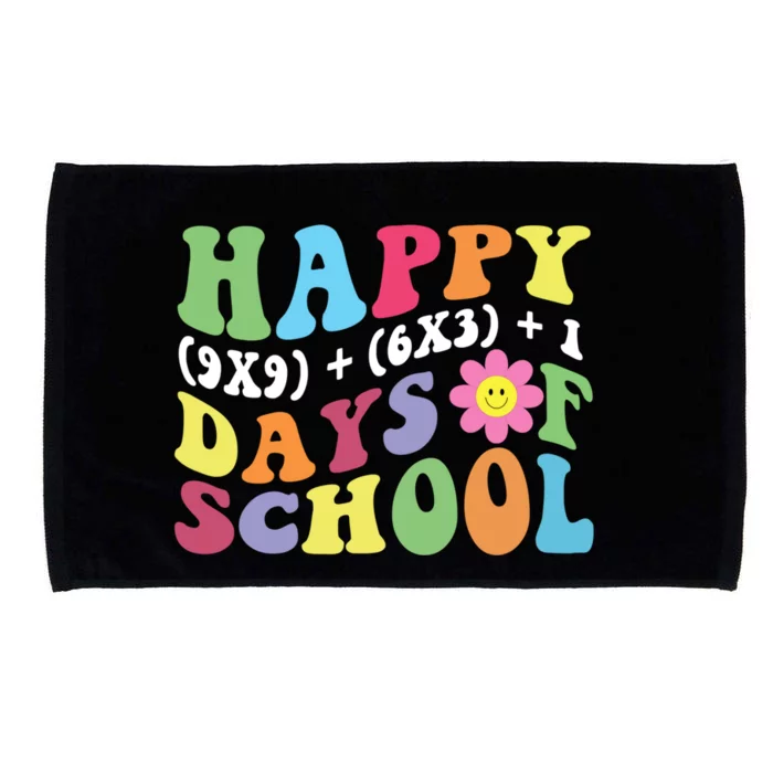 100th Day Of School Math Formula 100 Days Of School Teacher Gift Microfiber Hand Towel