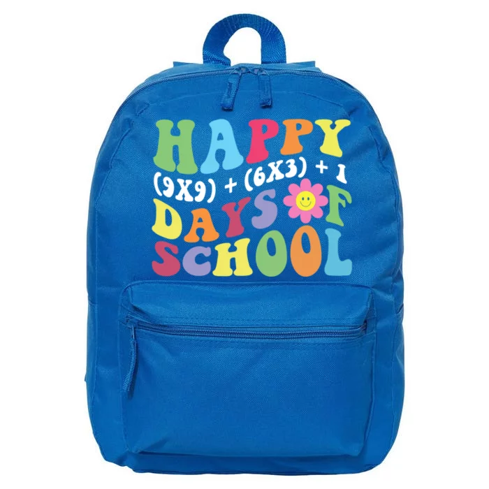 100th Day Of School Math Formula 100 Days Of School Teacher Gift 16 in Basic Backpack