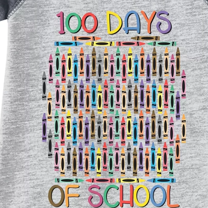 100 Days Of School Teacher Student Funny Infant Baby Jersey Bodysuit