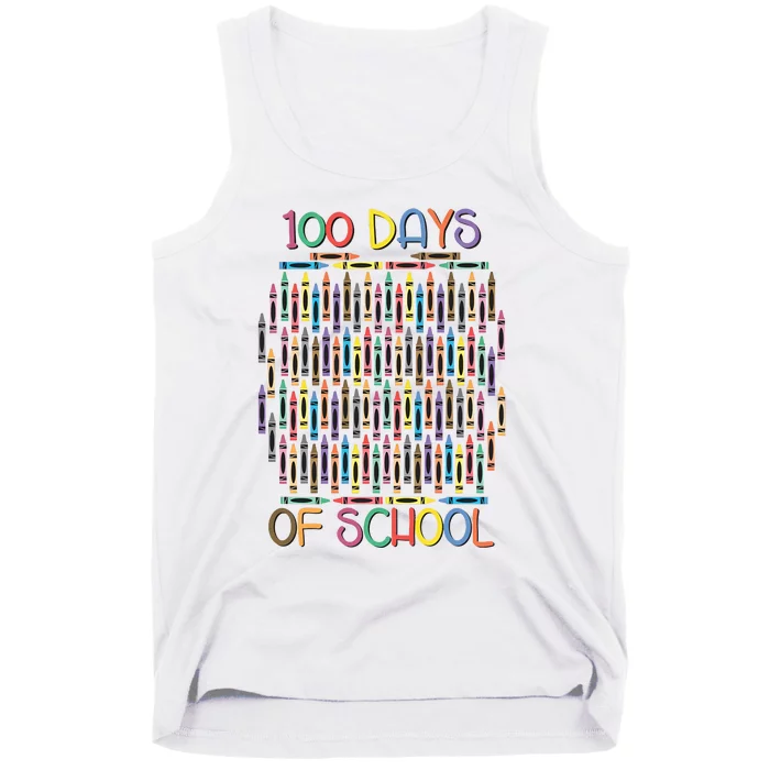 100 Days Of School Teacher Student Funny Tank Top