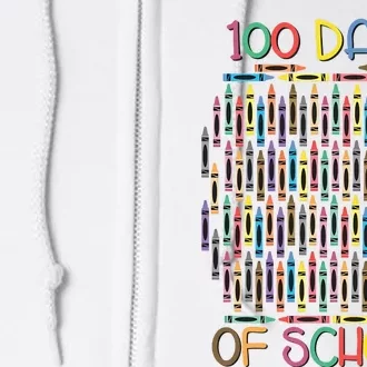 100 Days Of School Teacher Student Funny Full Zip Hoodie