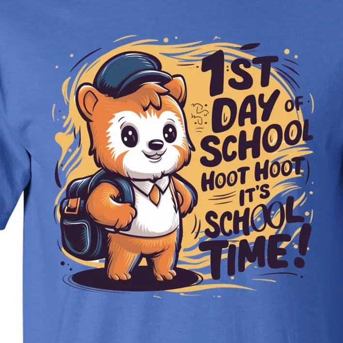 1st Day Of School School Time Back To School Teacher Meaningful Gift Tall T-Shirt