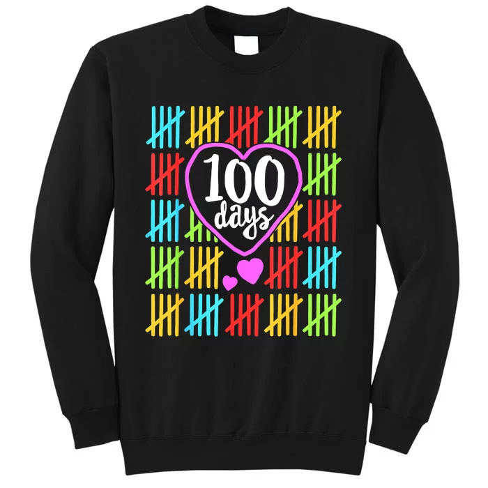 100 Days Of School For Teachers  Counting Tall Sweatshirt