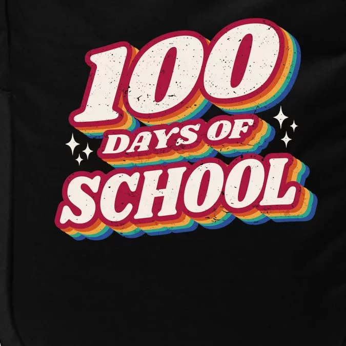 100 Days Of School Retro Impact Tech Backpack