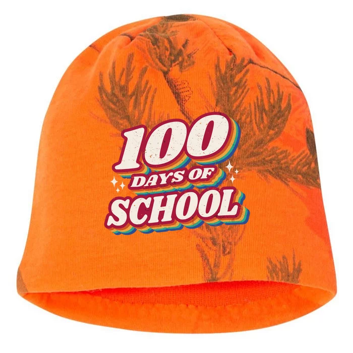 100 Days Of School Retro Kati - Camo Knit Beanie