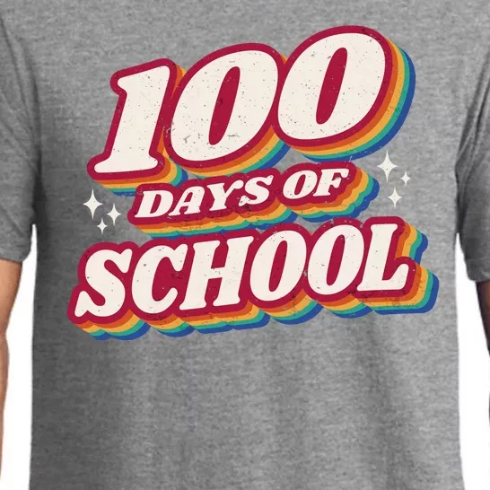 100 Days Of School Retro Pajama Set