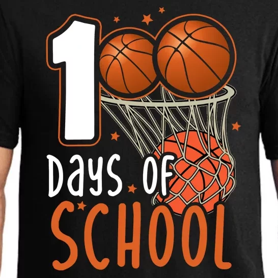 100 Days Of School Basketball Pajama Set