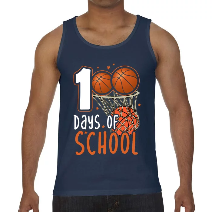 100 Days Of School Basketball Comfort Colors® Tank Top