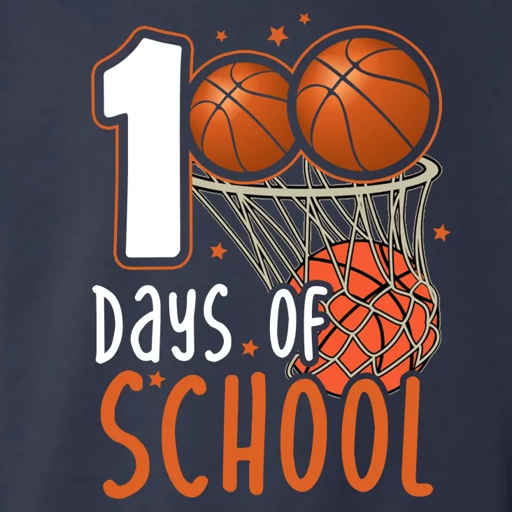 100 Days Of School Basketball Toddler Hoodie