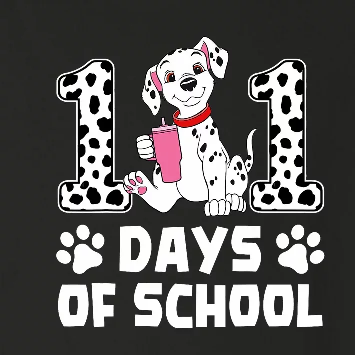 100 Days Of School Dalmatian Dog 100th Day Of School Toddler Long Sleeve Shirt