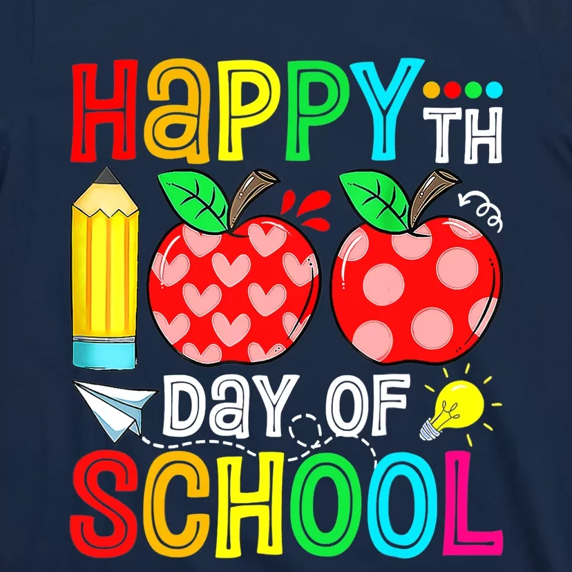 100th Day Of School Teachers Child Happy 100 Days T-Shirt