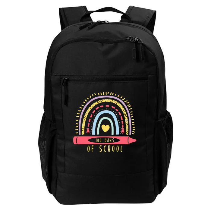 100 Days Of School Colorful Rainbow Daily Commute Backpack