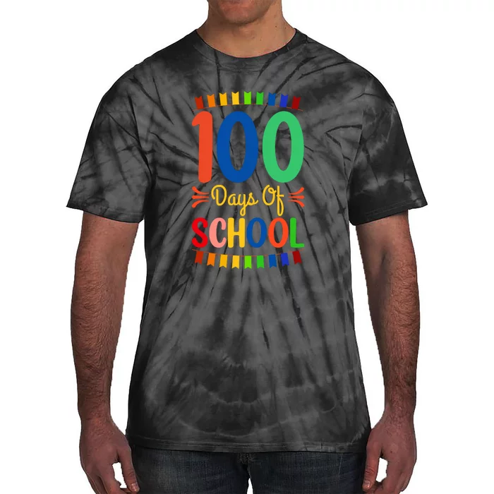 100 Days Of School Cute Team Sweet Sayings Tie-Dye T-Shirt