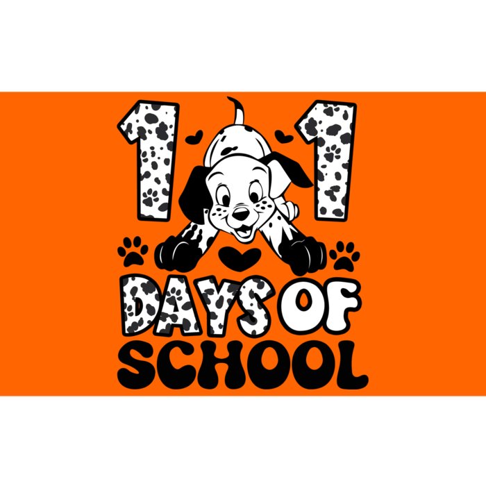 101 Days Of School Dalmatian I Survived 100 Days Of School Funnny Bumper Sticker