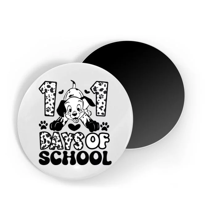 101 Days Of School Dalmatian I Survived 100 Days Of School Funnny Magnet