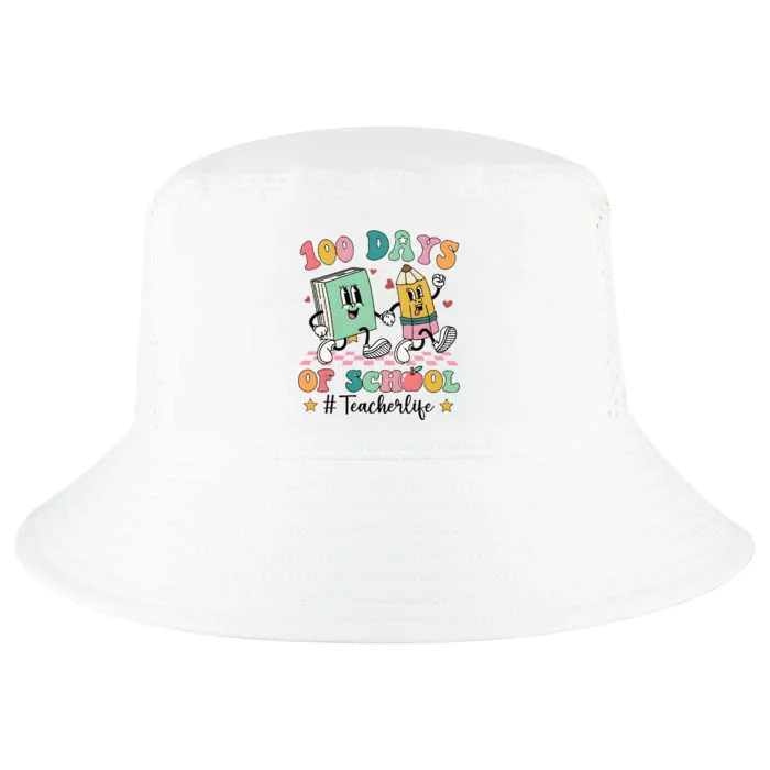 100 Days Of School Teacher Funny Teacher Life Cool Comfort Performance Bucket Hat