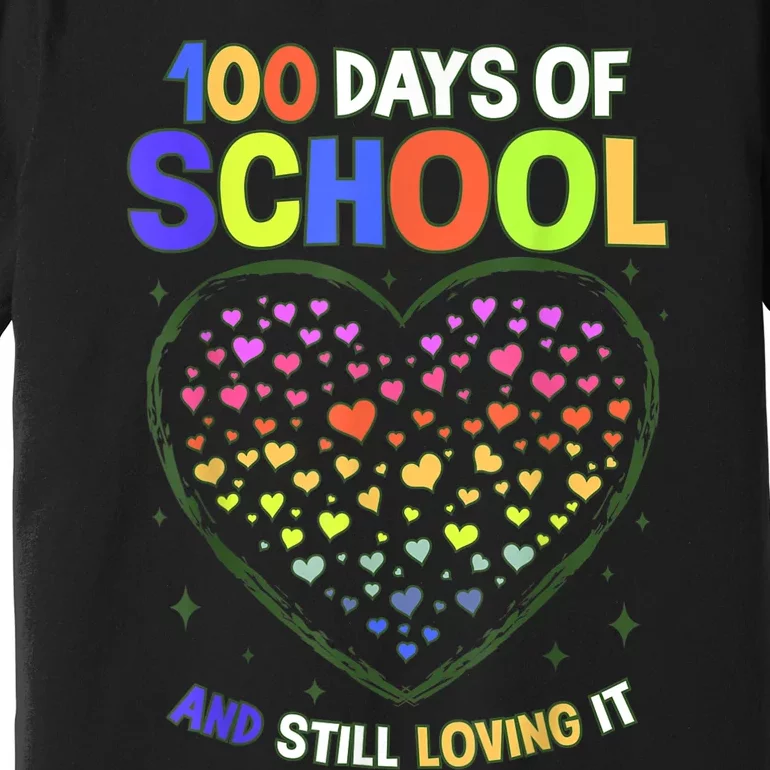 100th Day Of School 100 Days Of School Teacher Premium T-Shirt