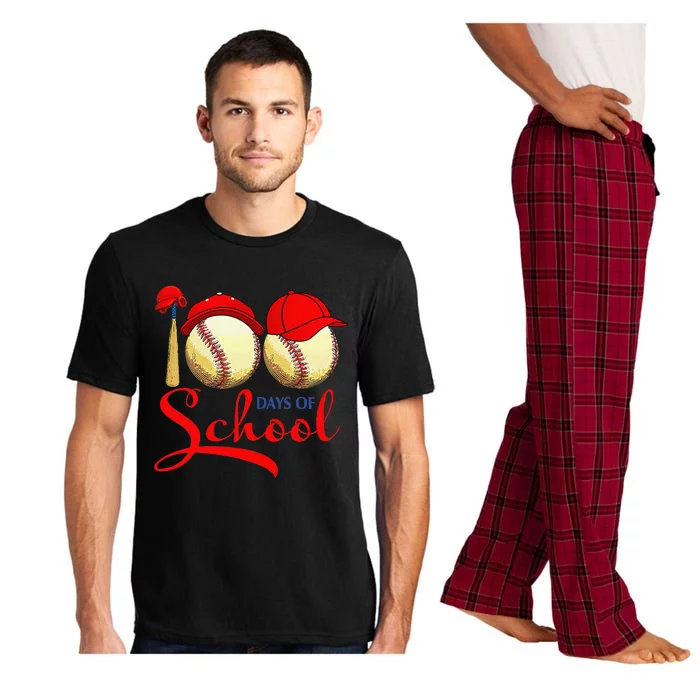 100 Days Of School Baseball Teacher 100th Day Of School Pajama Set