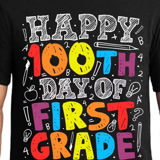 100 Days of School Design 100th Day of 1st Grade Teacher Pajama Set