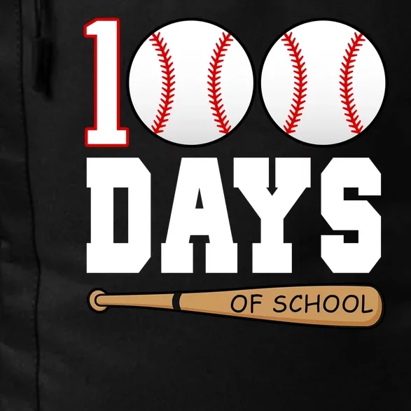 100 Days Of School Baseball Bat And Ball Daily Commute Backpack