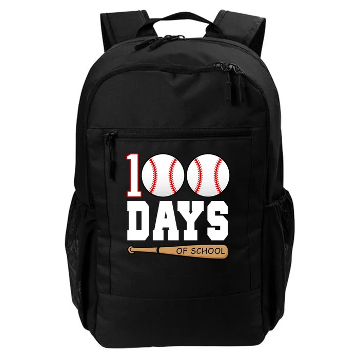 100 Days Of School Baseball Bat And Ball Daily Commute Backpack