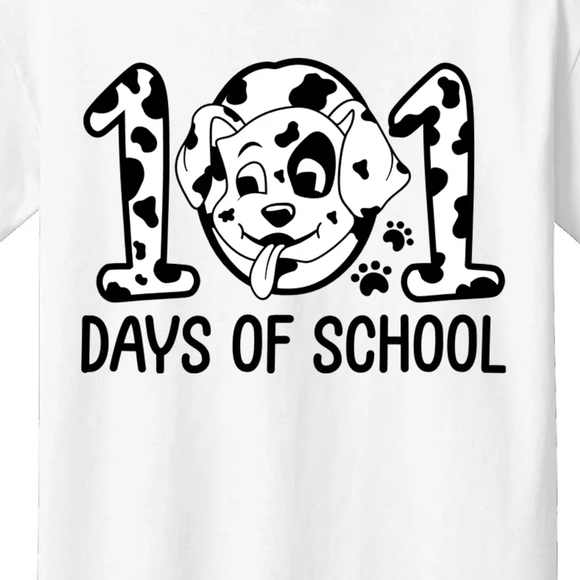 101 Days Of School Dalmatian Dog Funny School Kids T-Shirt