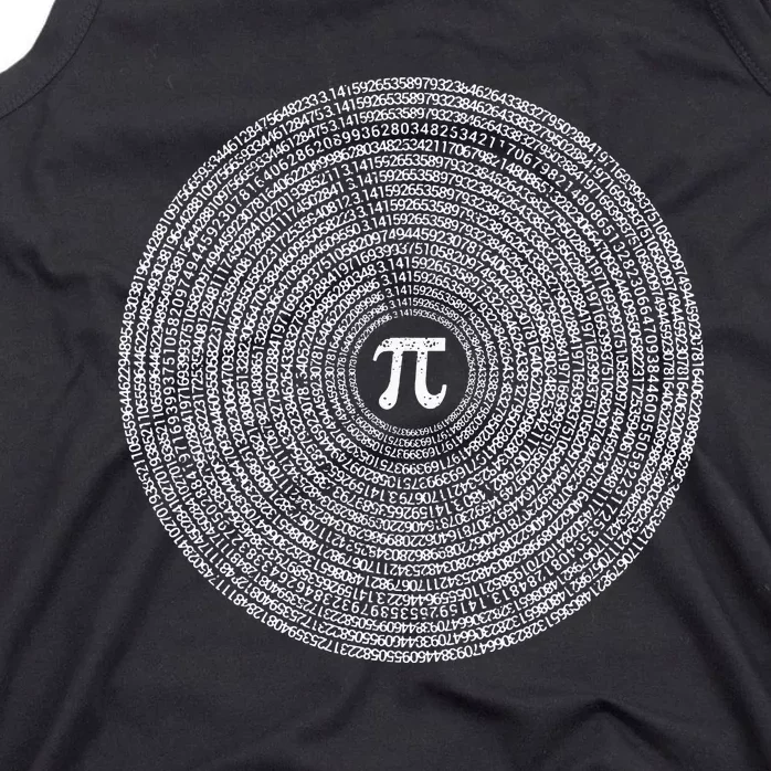 10000 Digits Pi Sign Math Lover Mathematics Nerd Pi Day Tank Top