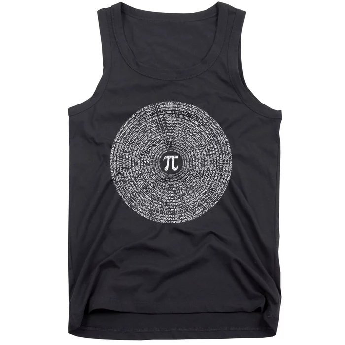 10000 Digits Pi Sign Math Lover Mathematics Nerd Pi Day Tank Top