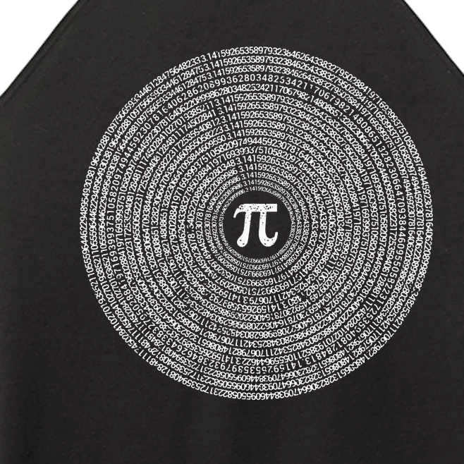 10000 Digits Pi Sign Math Lover Mathematics Nerd Pi Day Women’s Perfect Tri Rocker Tank