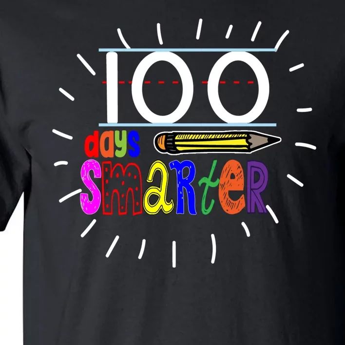 100 Days Smarter Cute 100th Day Of School Tall T-Shirt