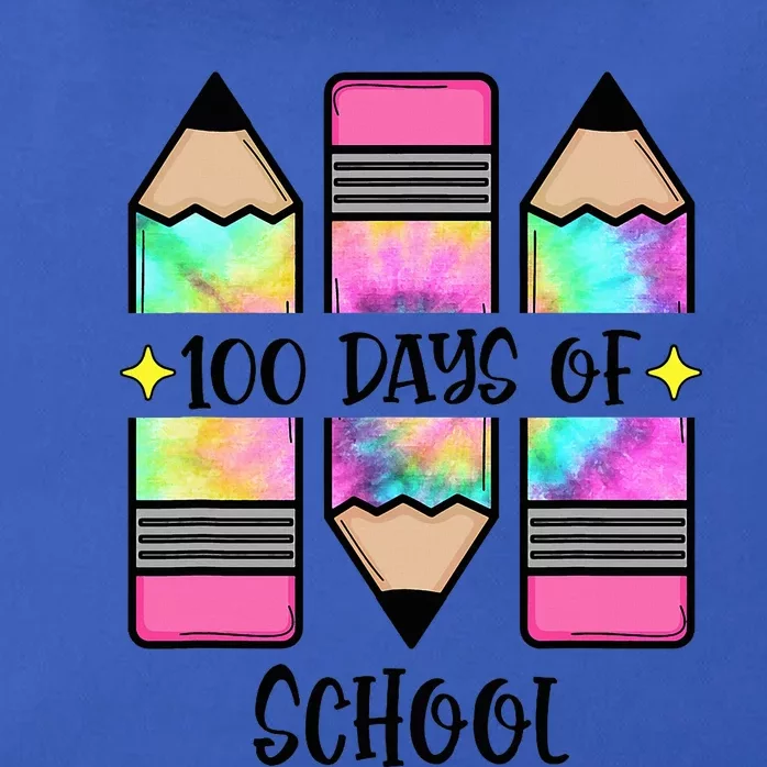 100th Day Student Cute 100 Days Of School Zip Tote Bag