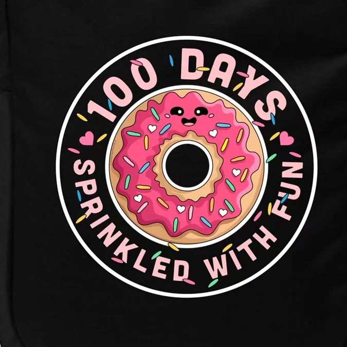 100 Days Sprinkled With Fun Donut 100th Day Of School Meaningful Gift Impact Tech Backpack