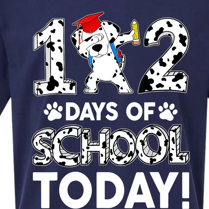 102 Days School Today 101 Days Smarter Dalmatian Dog Lovers Sueded Cloud Jersey T-Shirt