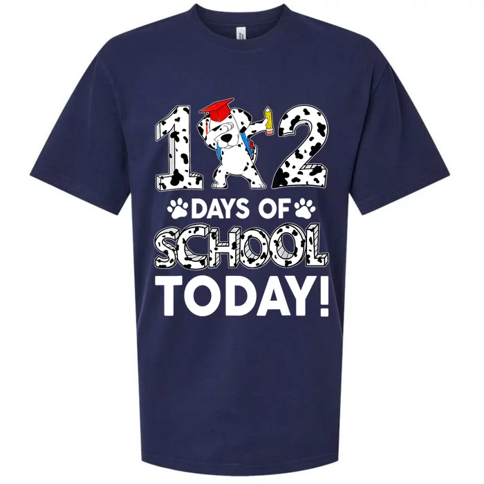 102 Days School Today 101 Days Smarter Dalmatian Dog Lovers Sueded Cloud Jersey T-Shirt