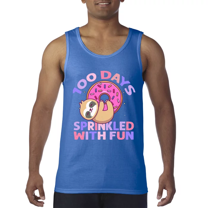 100 Days Sprinkled With Fun Donut Great Gift Tank Top