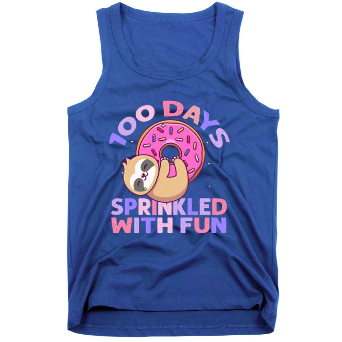 100 Days Sprinkled With Fun Donut Great Gift Tank Top