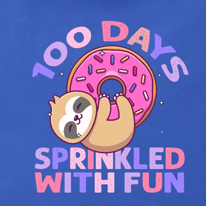 100 Days Sprinkled With Fun Donut Great Gift Zip Tote Bag