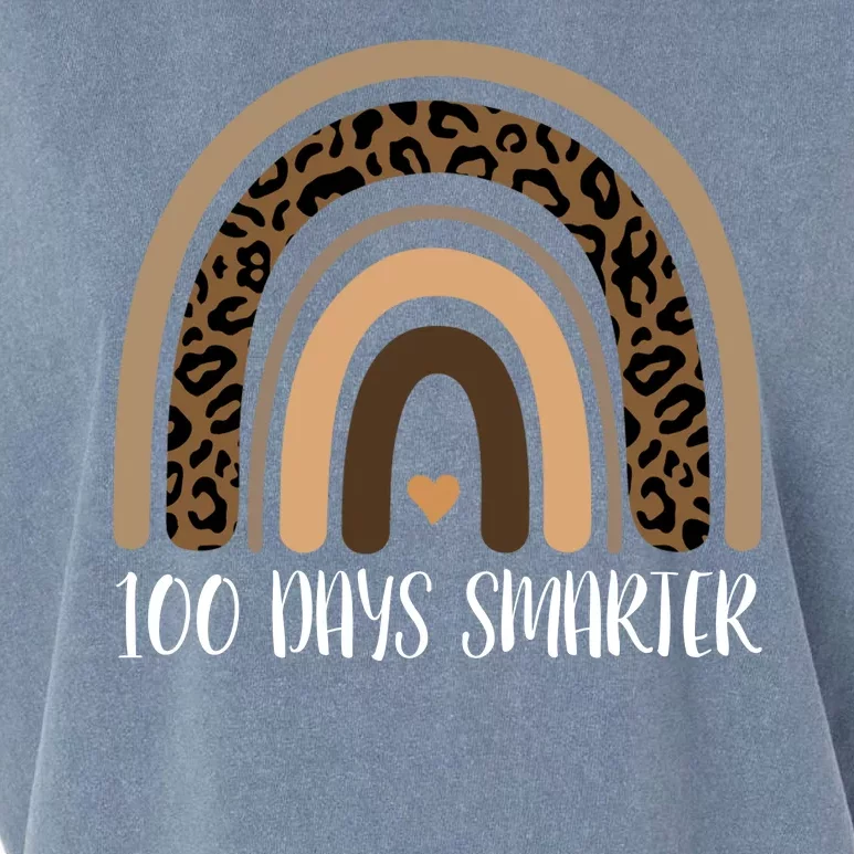 100 Days Smarter 100th Day Of School Garment-Dyed Women's Muscle Tee