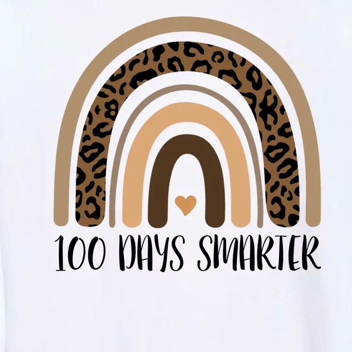 100 Days Smarter 100th Day Of School Garment-Dyed Sweatshirt