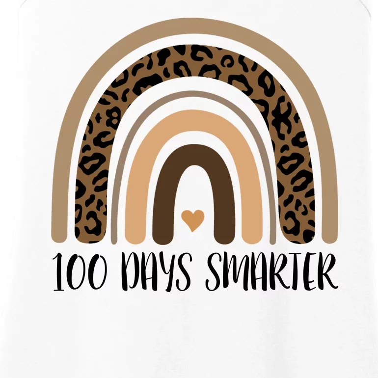 100 Days Smarter 100th Day Of School Ladies Essential Tank