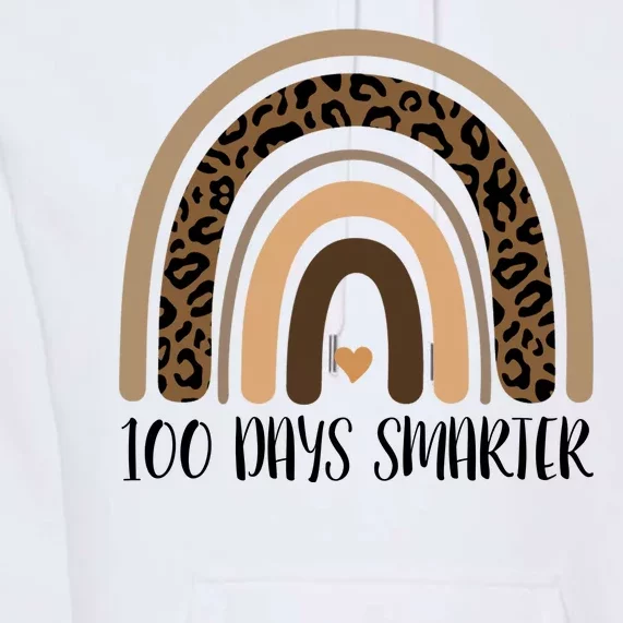 100 Days Smarter 100th Day Of School Premium Hoodie