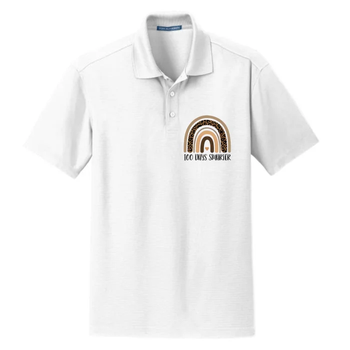 100 Days Smarter 100th Day Of School Dry Zone Grid Performance Polo